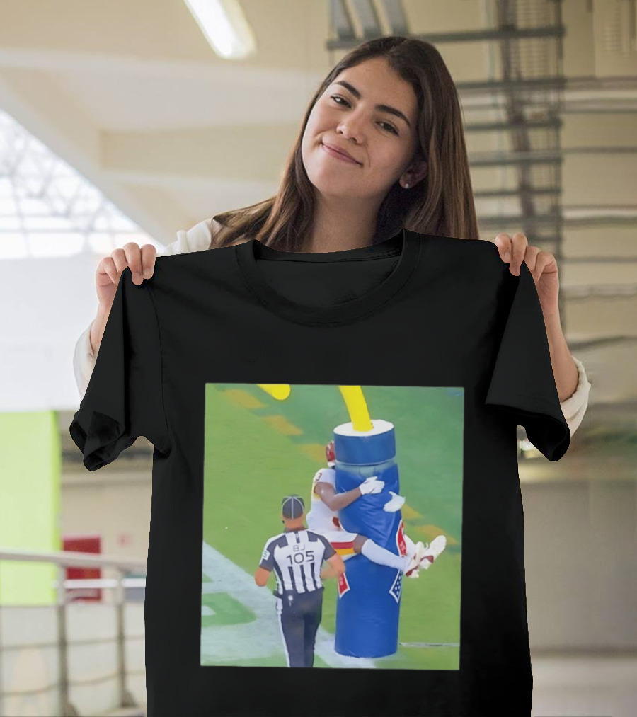 Stefon Diggs Washington Commanders Touchdown Celebration NFL Moment T-Shirt