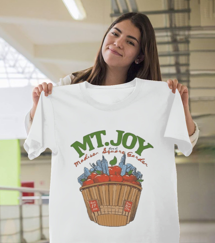 Mt. Joy Madison Square Garden Sept 17 2026 Apples New York City T-Shirt