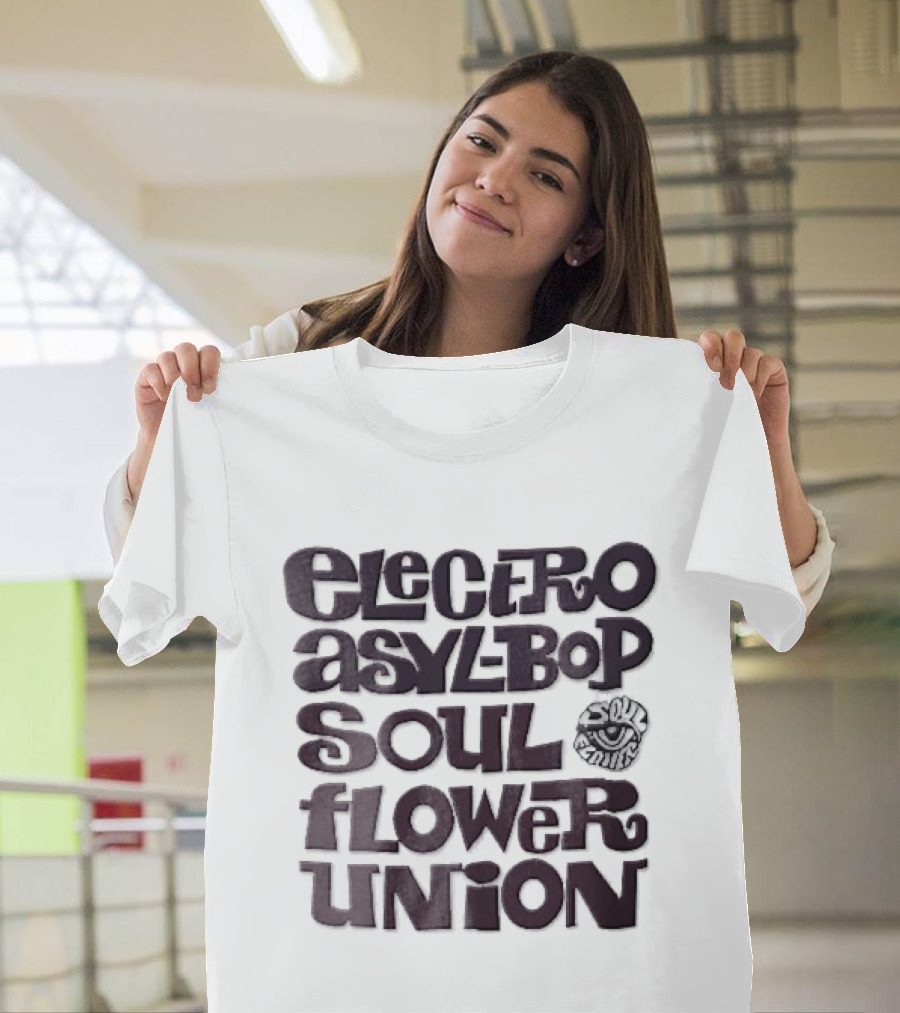 Electro Asylum Bop Soul Flower Union Psychedelic Eye T-Shirt