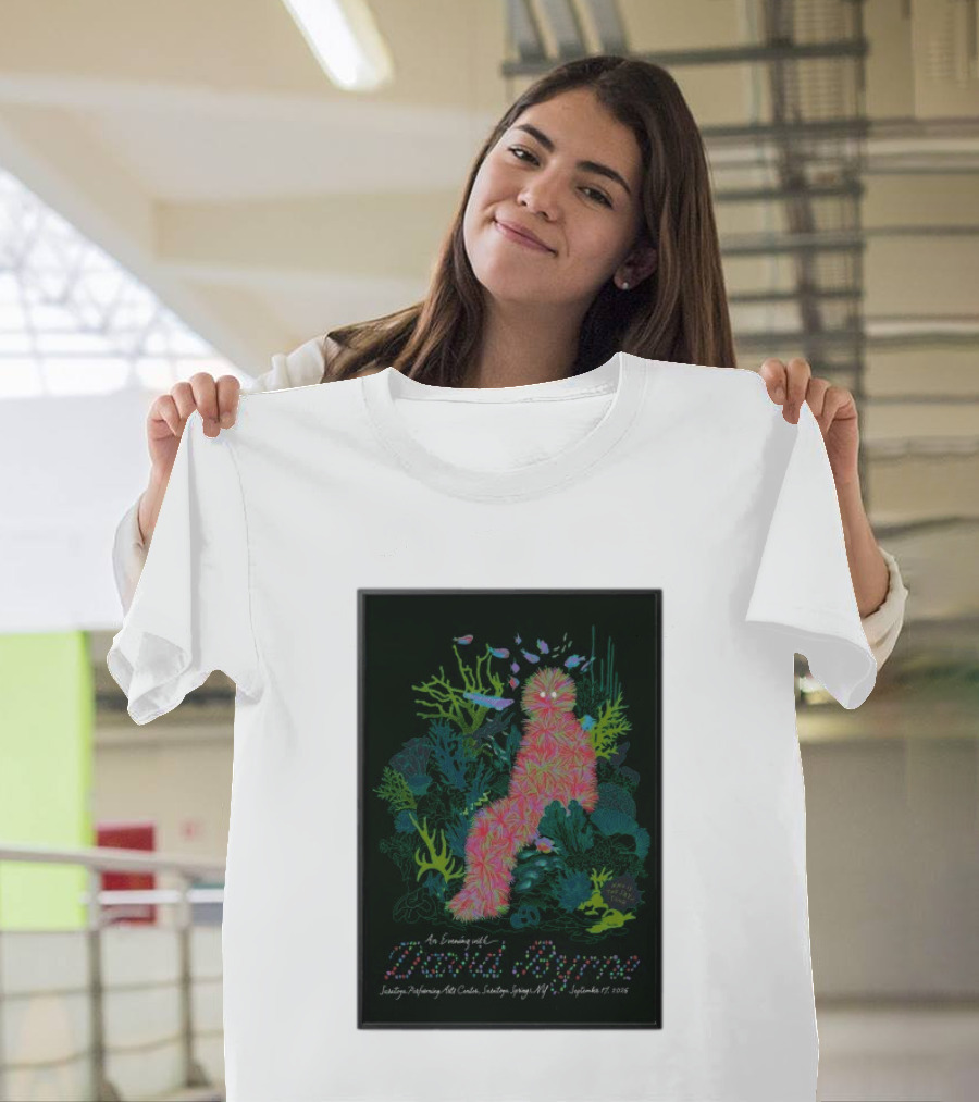 An Evening With David Byrne SPAC Saratoga Springs NY September 17 2026 T-Shirt