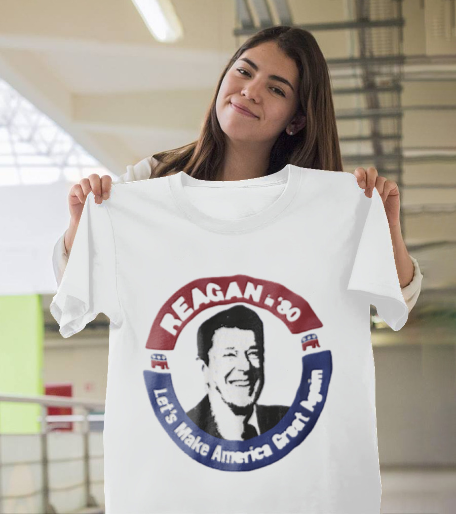 Reagan In '80 Let's Make America Great Again T-Shirt
