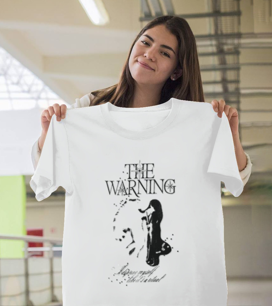 The Warning I Deprive Myself Like Its A Ritual Woman Playing Horn Stars T-Shirt