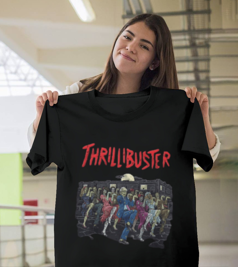 Thrillibuster Zombies Dancing With Man Suit T-Shirt