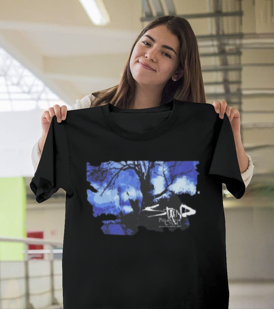 Staind Break The Cycle 2026 25th Anniversary Tour Tree Blue T-Shirt