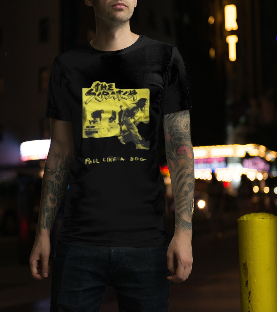 The Scratch Pull Like A Dog Grunge Style Vintage Band T-Shirt