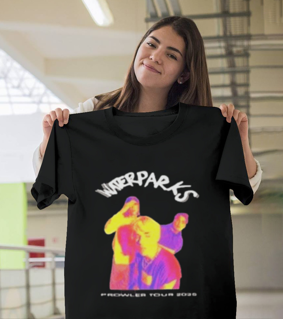 Waterparks Infrared Prowler Tour 2025 Crystallized Oceans Songs T-Shirt