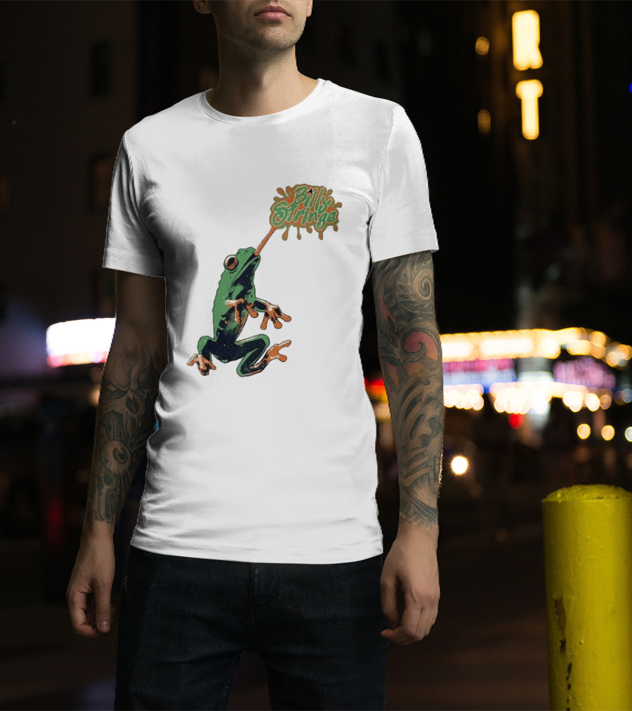 Billy Strings Frog With Orange Tongue And Fruit T-Shirt