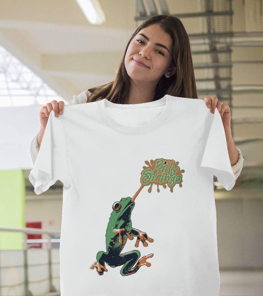 Billy Strings Frog With Orange Tongue And Fruit T-Shirt