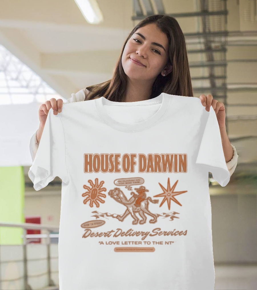 House Of Darwin Stuart Highway Services A Love Letter To The NT Mono T-Shirt