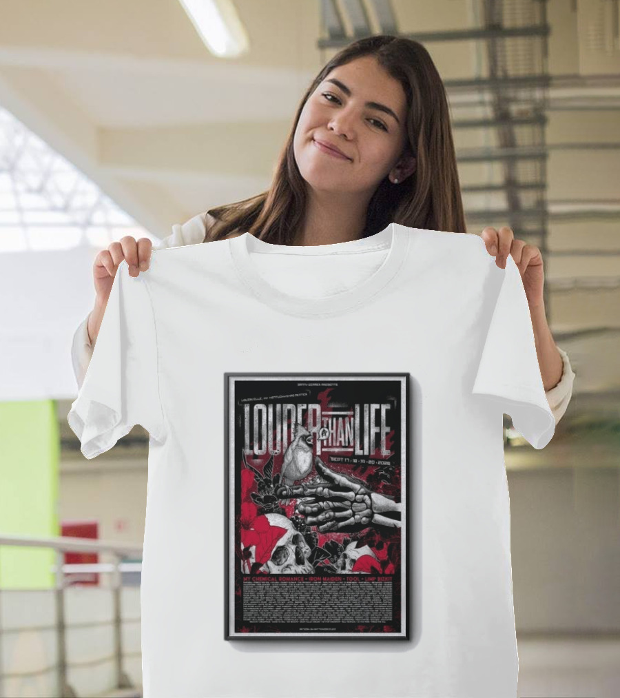 Louder Than Life Festival 2026 My Chemical Romance Iron Maiden Tool Limp Bizkit T-Shirt