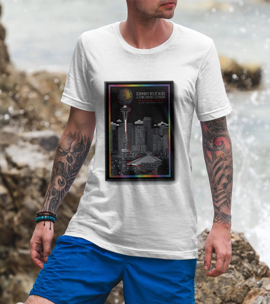 Johnny Blue Skies & The Dark Clouds Meeting For The Moment Seattle 2026 Tour Concert T-Shirt