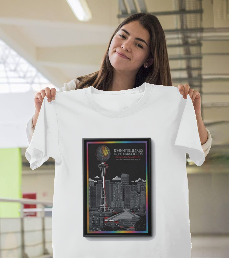 Johnny Blue Skies & The Dark Clouds Meeting For The Moment Seattle 2026 Tour Concert T-Shirt