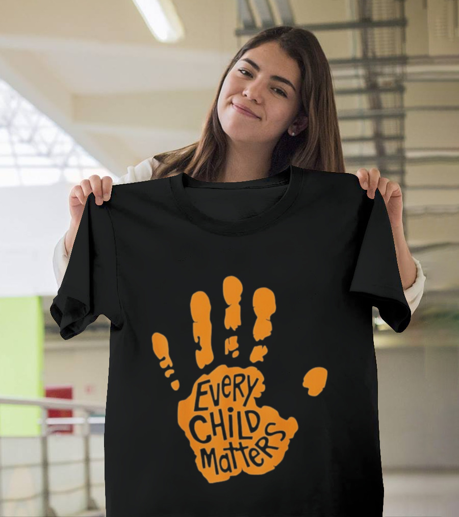 Every Child Matters Orange Handprint T-Shirt