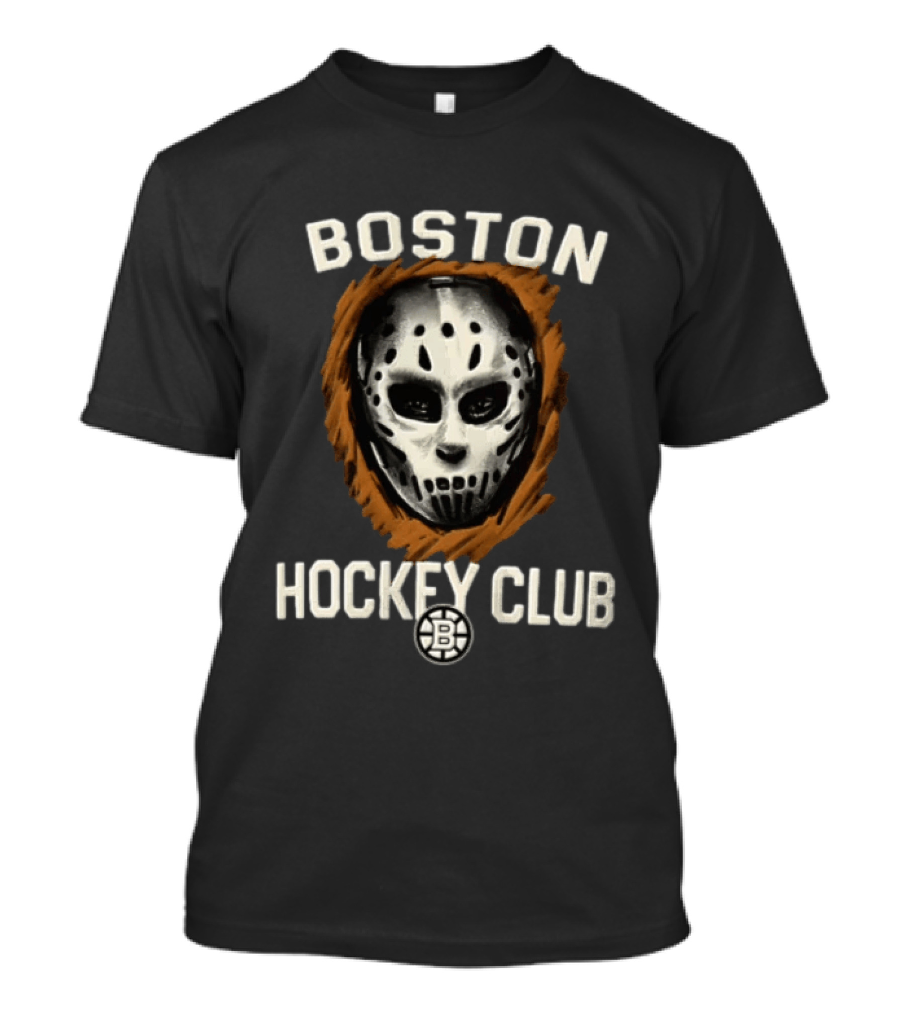Boston Hockey Club Mask Bruins Foundation T-Shirt