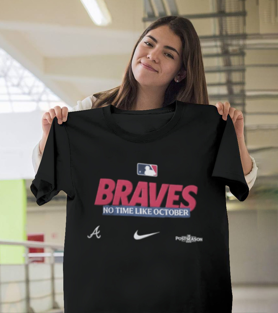 Braves No Time Like October MLB Nike T-Shirt