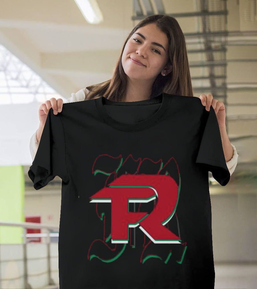 Fuerza Regida En Vivo Black FR Red And Green Mexican Flag T-Shirt