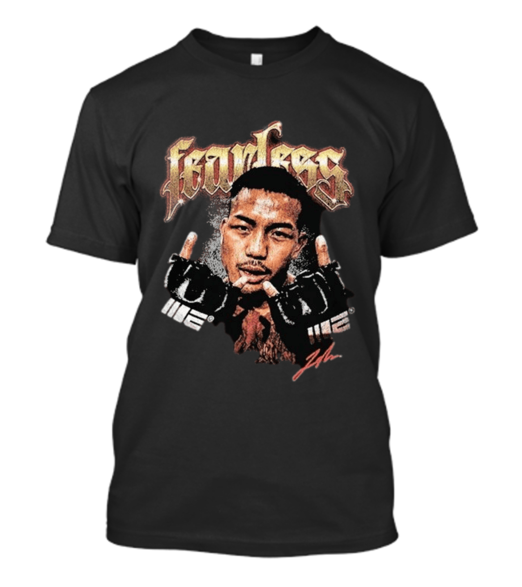 Fearless Joshua Van Illustration With H Town Style Gloves T-Shirt