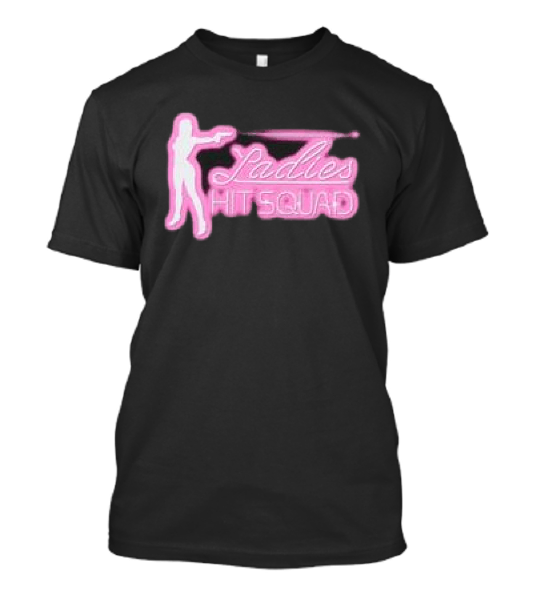 Corteiz Store Ladies Hit Squad Baby Silhouette Pink Neon T-Shirt