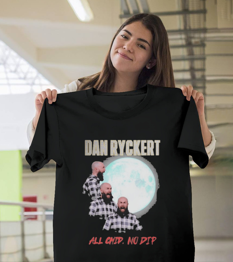 Dan Ryckert All Chip No Dip Plaid Moon Expression Series T-Shirt