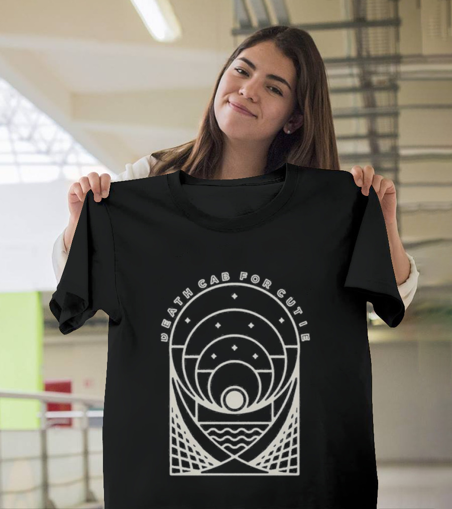 Death Cab For Cutie Post Modern Sun And Waves Circles T-Shirt