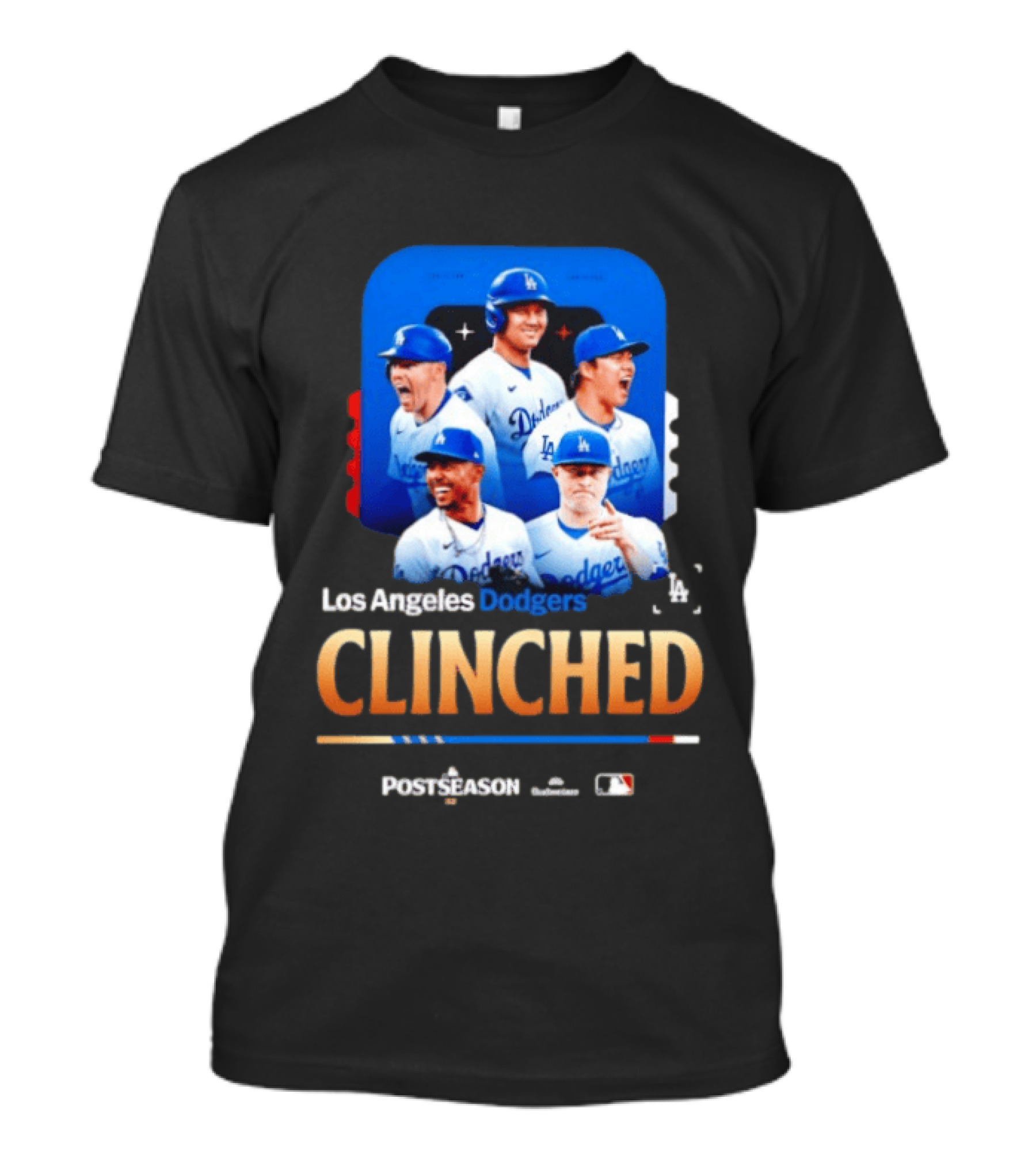 Los Angeles Dodgers Clinched 2026 MLB Postseason Celebration T-Shirt