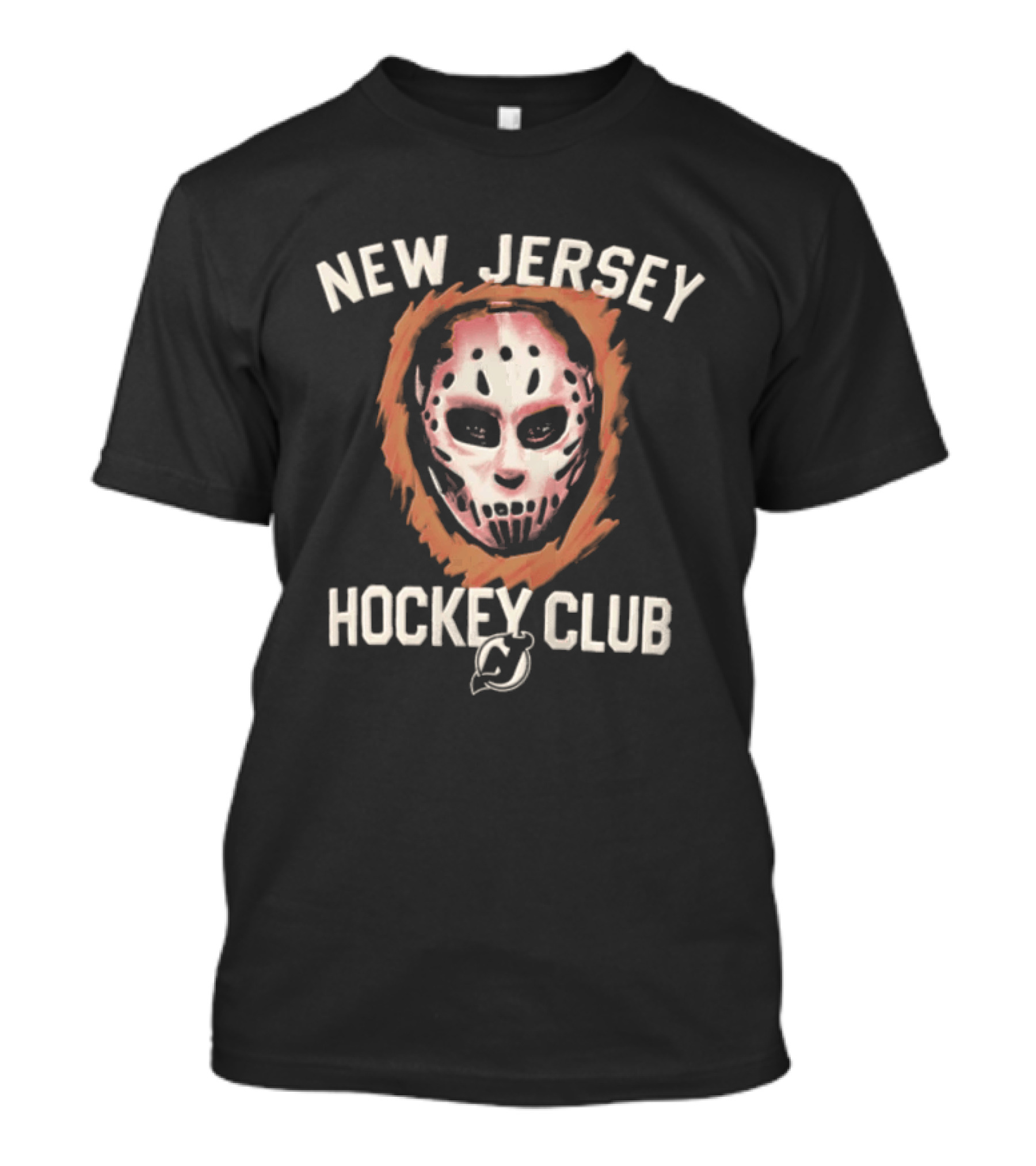 New Jersey Hockey Club Mask Devils Foundation T-Shirt