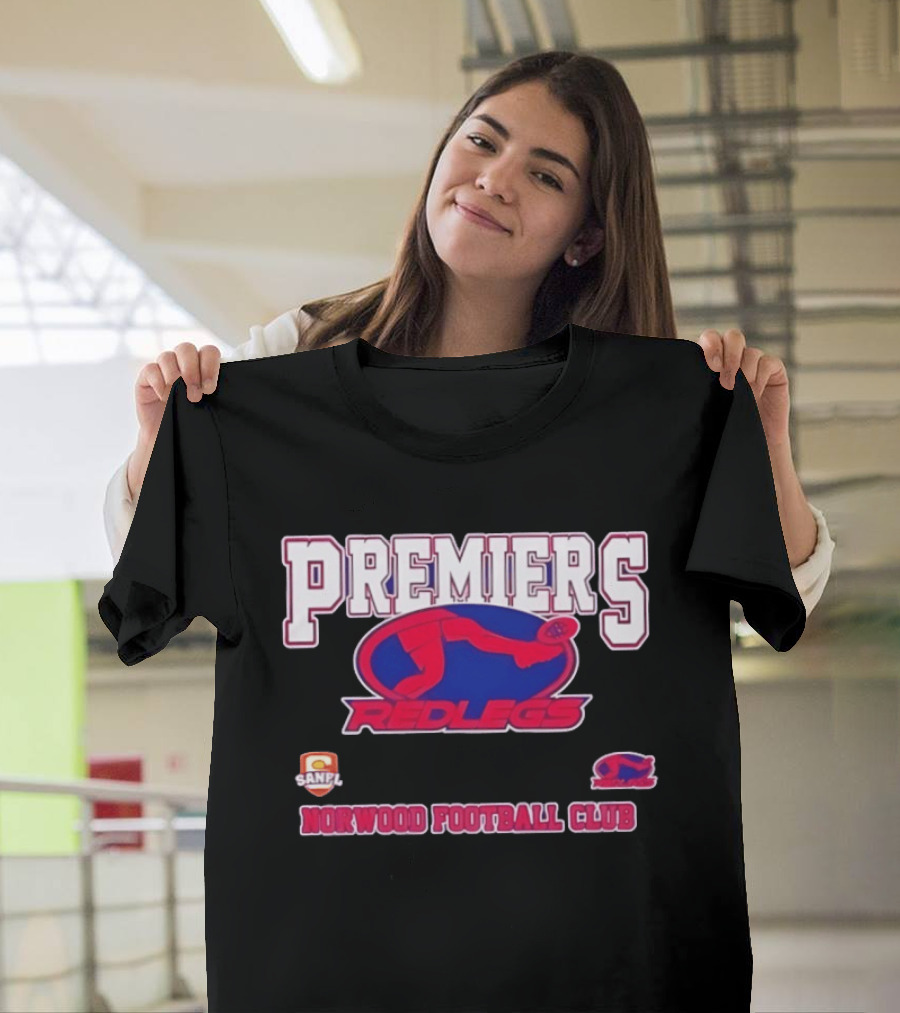 SANFL League Norwood Football Club Redlegs Premiers 2026 T-Shirt