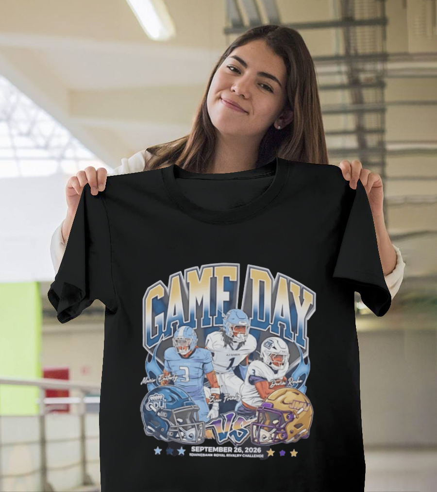 Old Dominion Vs James Madison NCAA Football Rivalry Game Day September 26 2026 T-Shirt