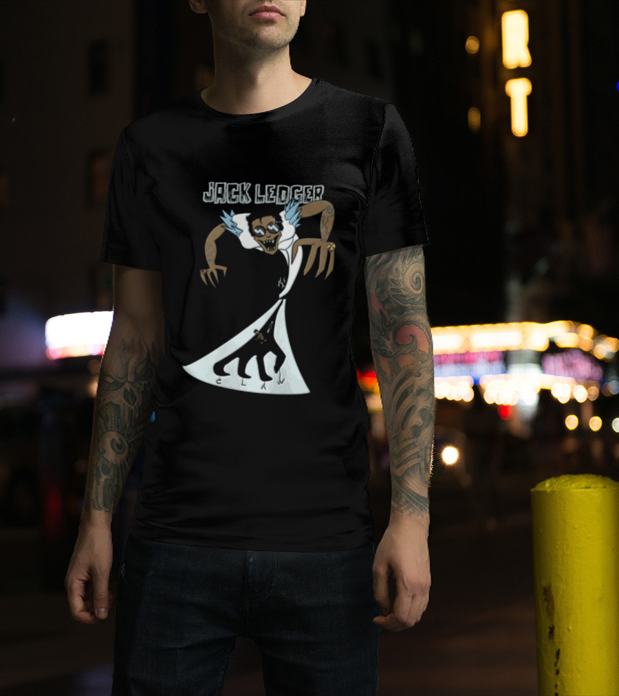 Jack Ledger Horror Character Summoning Creepy Figure T-Shirt