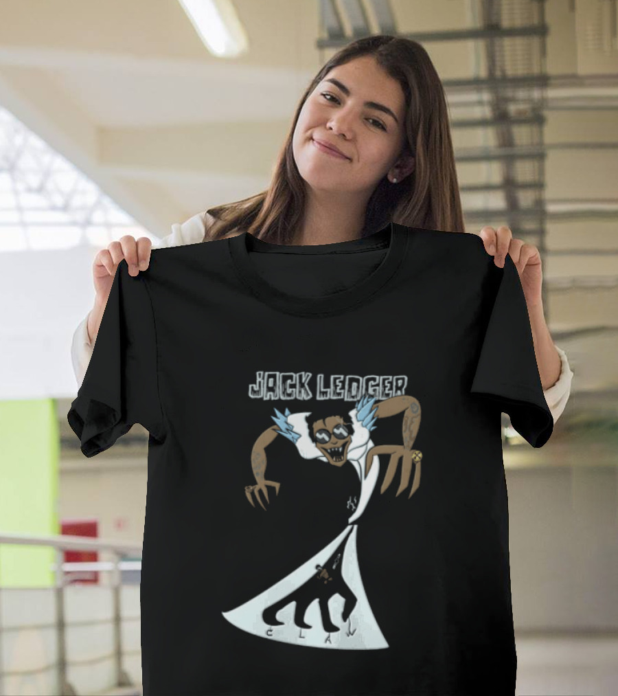 Jack Ledger Horror Character Summoning Creepy Figure T-Shirt