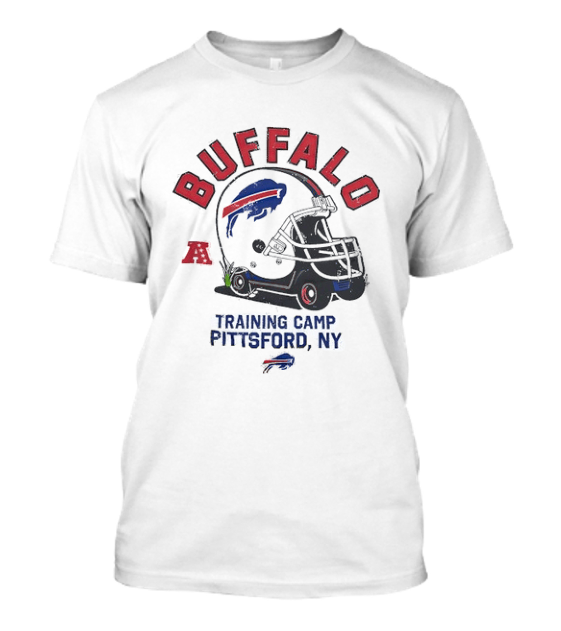Buffalo Bills Training Camp 2026 Pittsford NY NFL Football Helmet T-Shirt