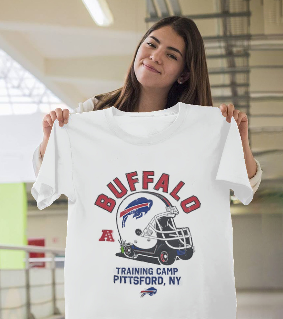 Buffalo Bills Training Camp 2026 Pittsford NY NFL Football Helmet T-Shirt