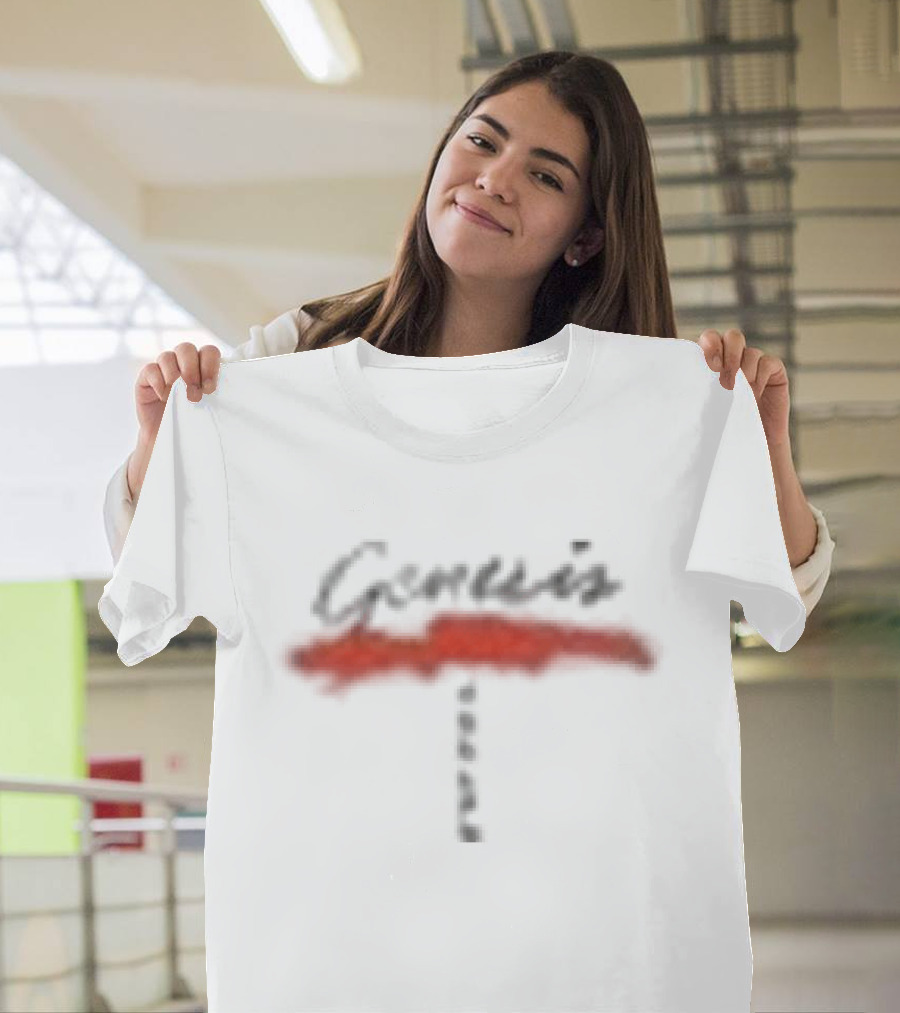 Genesis Abacab 45th Anniversary Handwritten Style Red Black T-Shirt