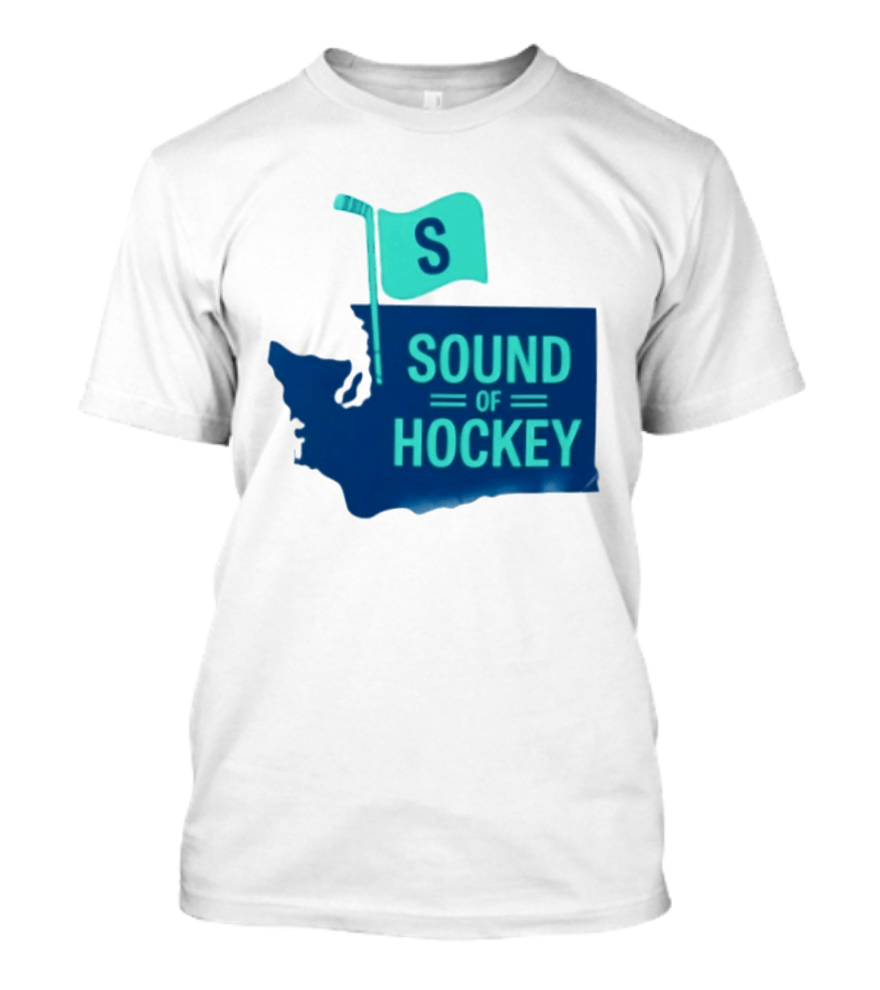 Seattle Kraken Sound Of Hockey State Flag S T-Shirt