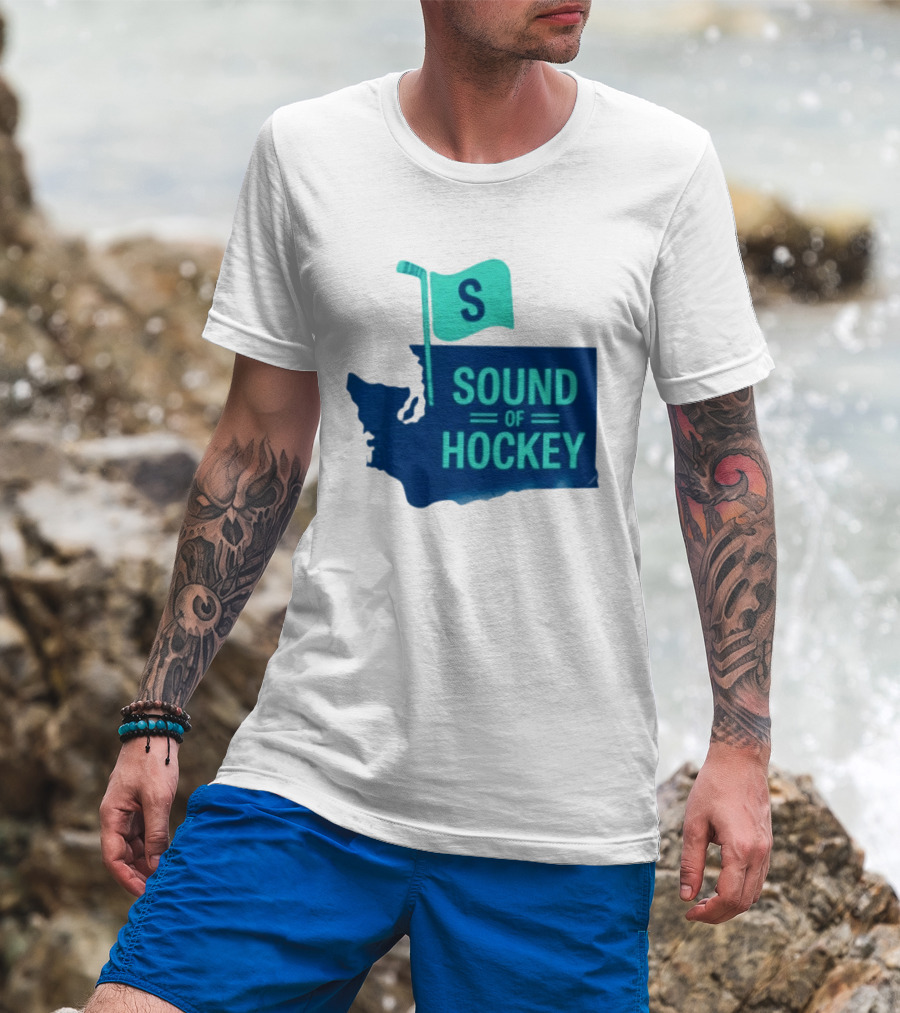 Seattle Kraken Sound Of Hockey State Flag S T-Shirt