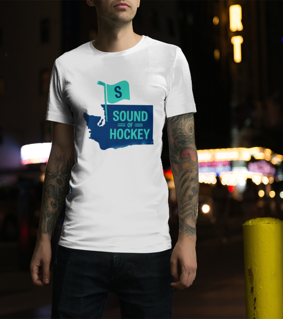 Seattle Kraken Sound Of Hockey State Flag S T-Shirt