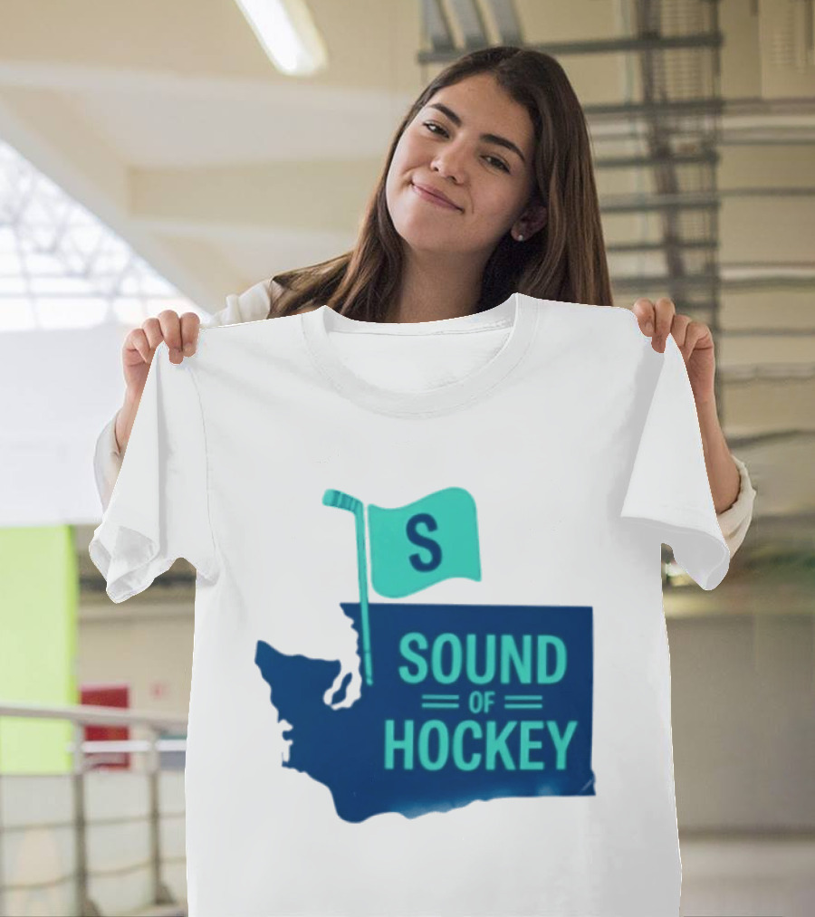Seattle Kraken Sound Of Hockey State Flag S T-Shirt