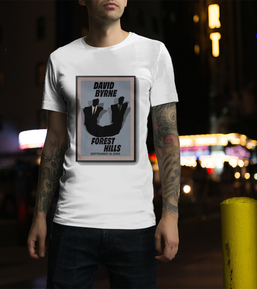David Byrne Forest Hills September 19 2026 T-Shirt