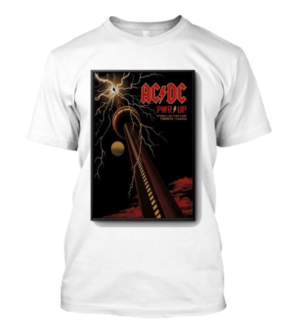 AC DC PWR UP Toronto Canada 2026 Rogers Stadium Concert T-Shirt