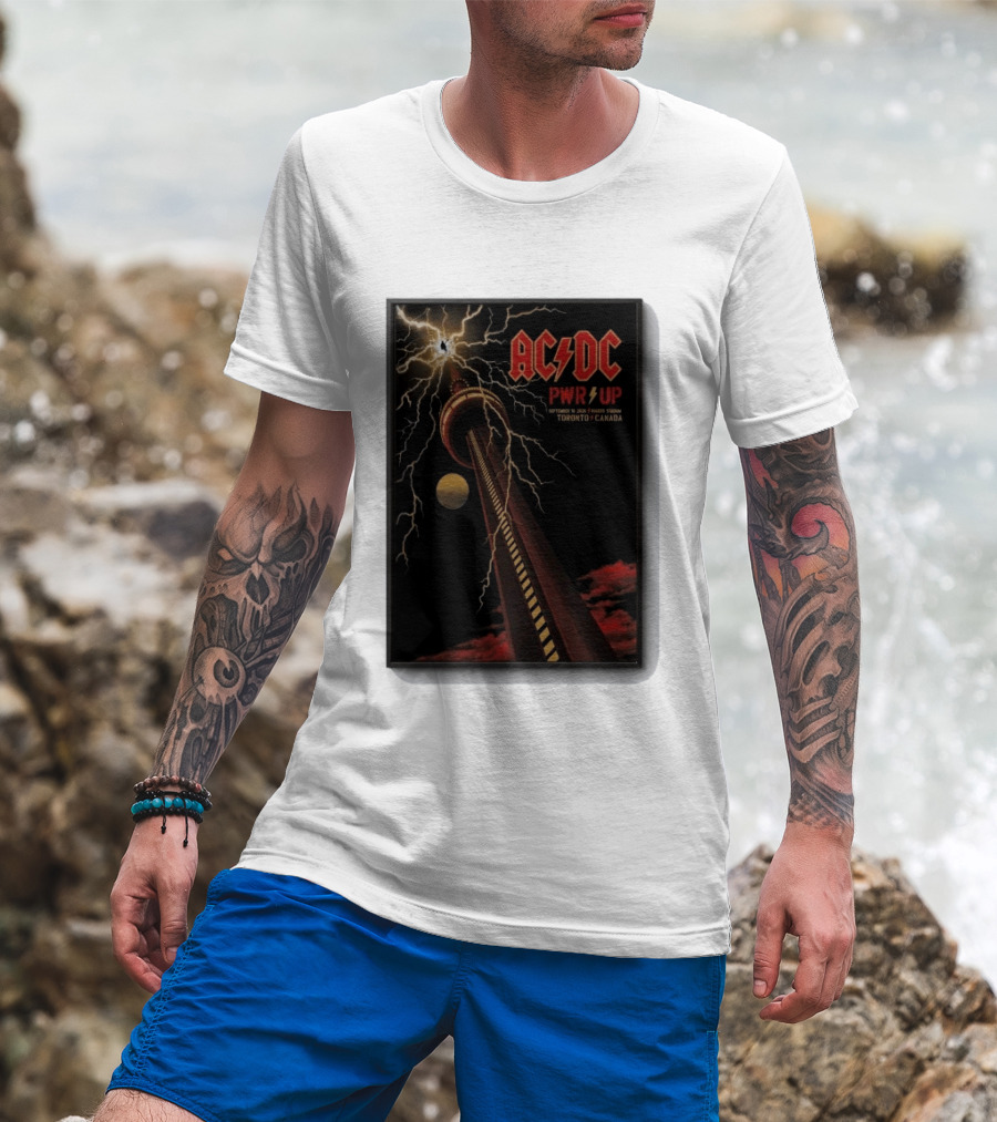 AC DC PWR UP Toronto Canada 2026 Rogers Stadium Concert T-Shirt