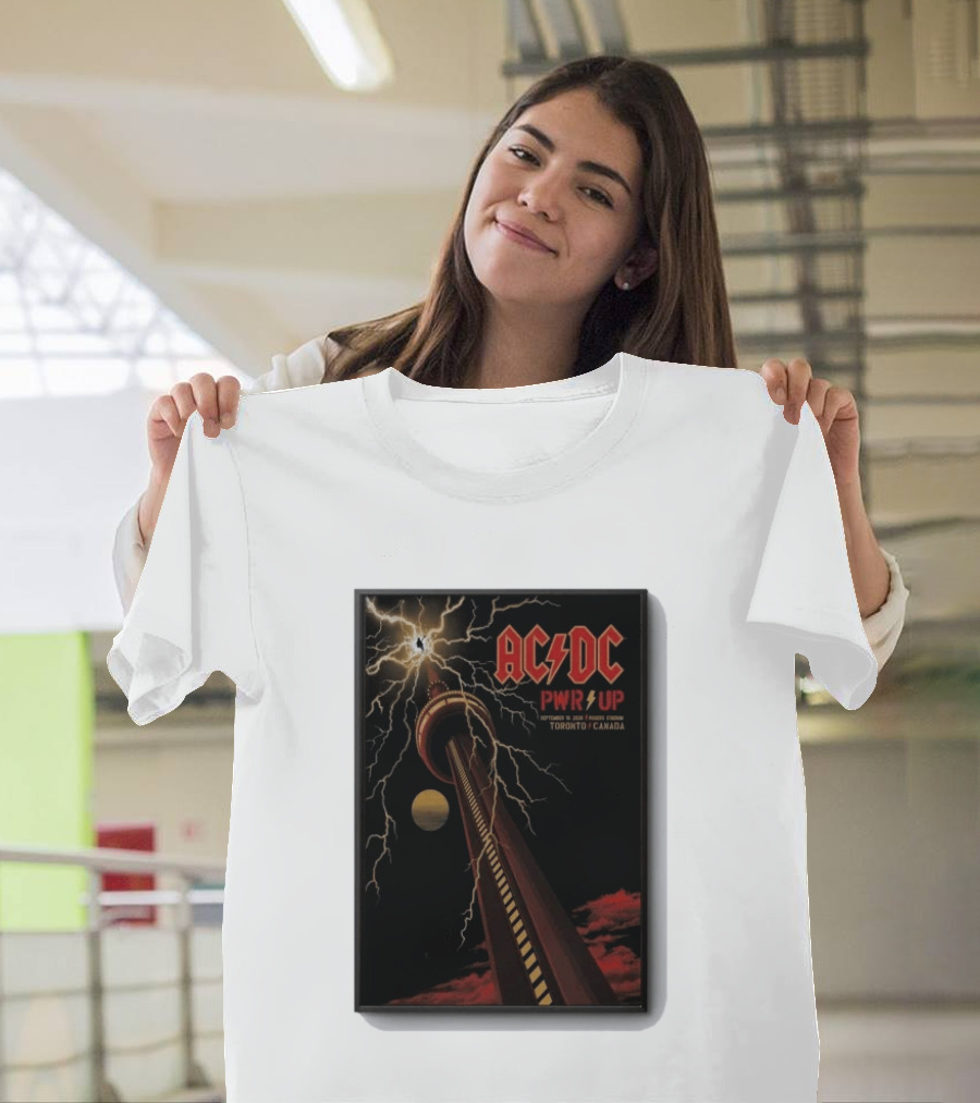 AC DC PWR UP Toronto Canada 2026 Rogers Stadium Concert T-Shirt