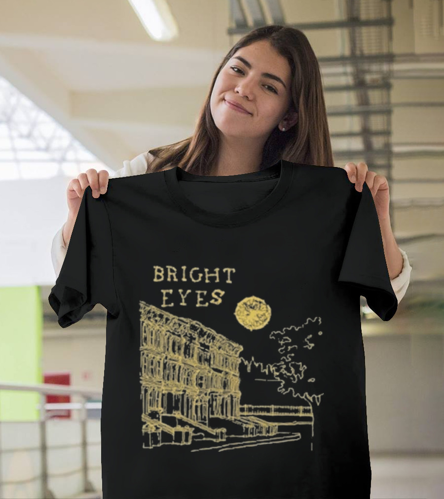 Bright Eyes I'm Wide Awake It's Morning Sun And Building Scene T-Shirt