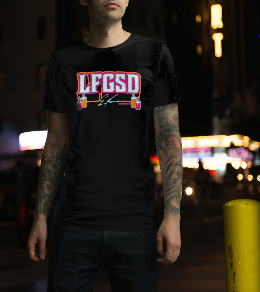 LFGSD Ethan Salas Signature Candles T-Shirt