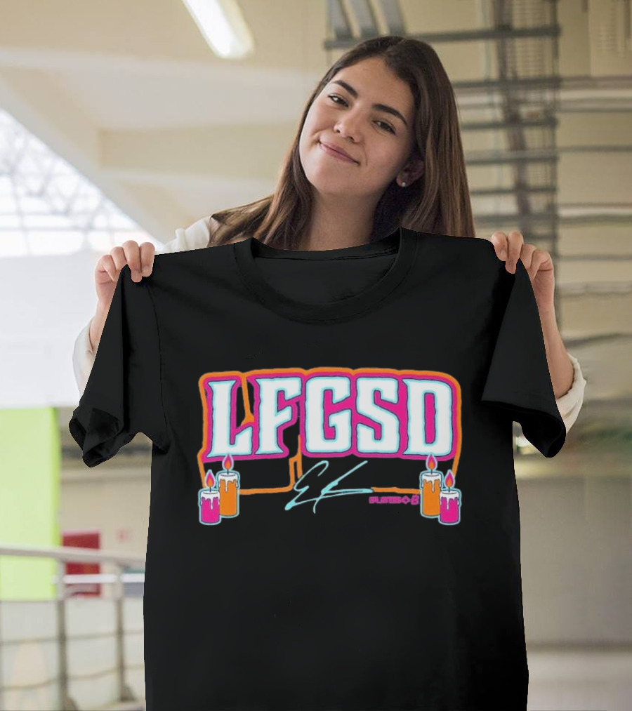 LFGSD Ethan Salas Signature Candles T-Shirt