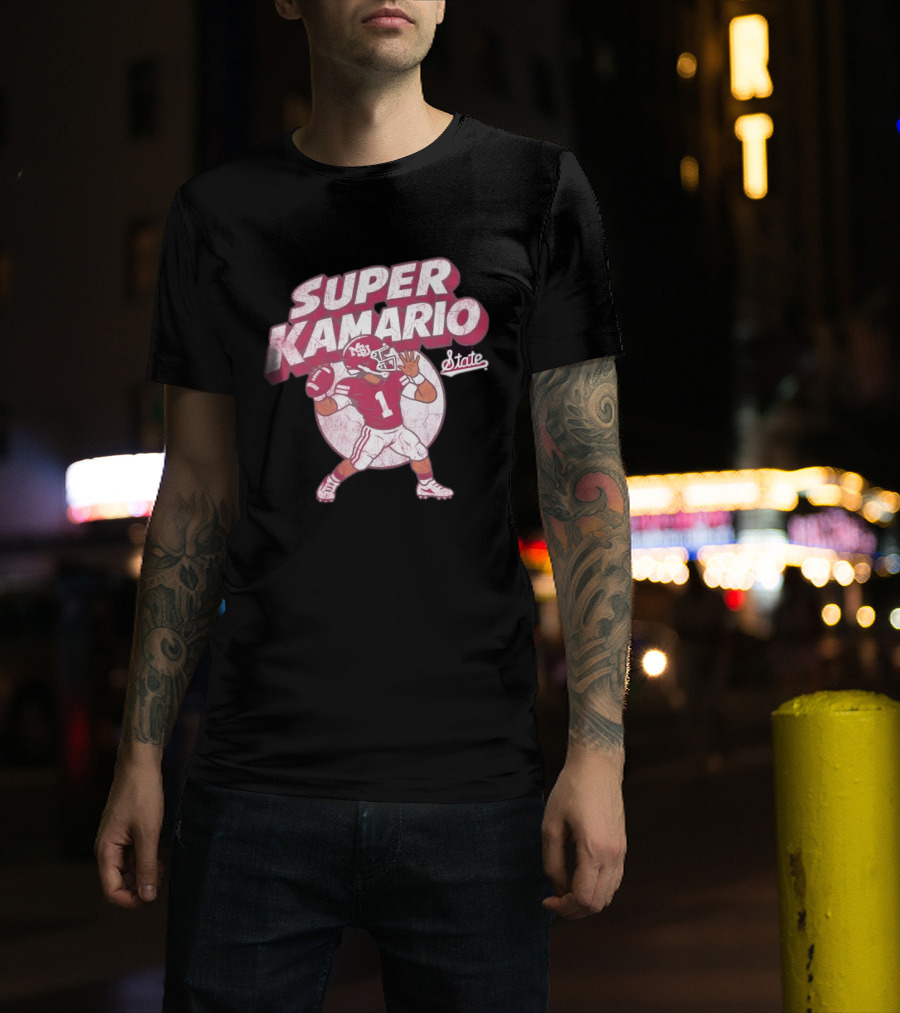 Super KaMario State No 1 Mississippi Bulldogs Football T-Shirt