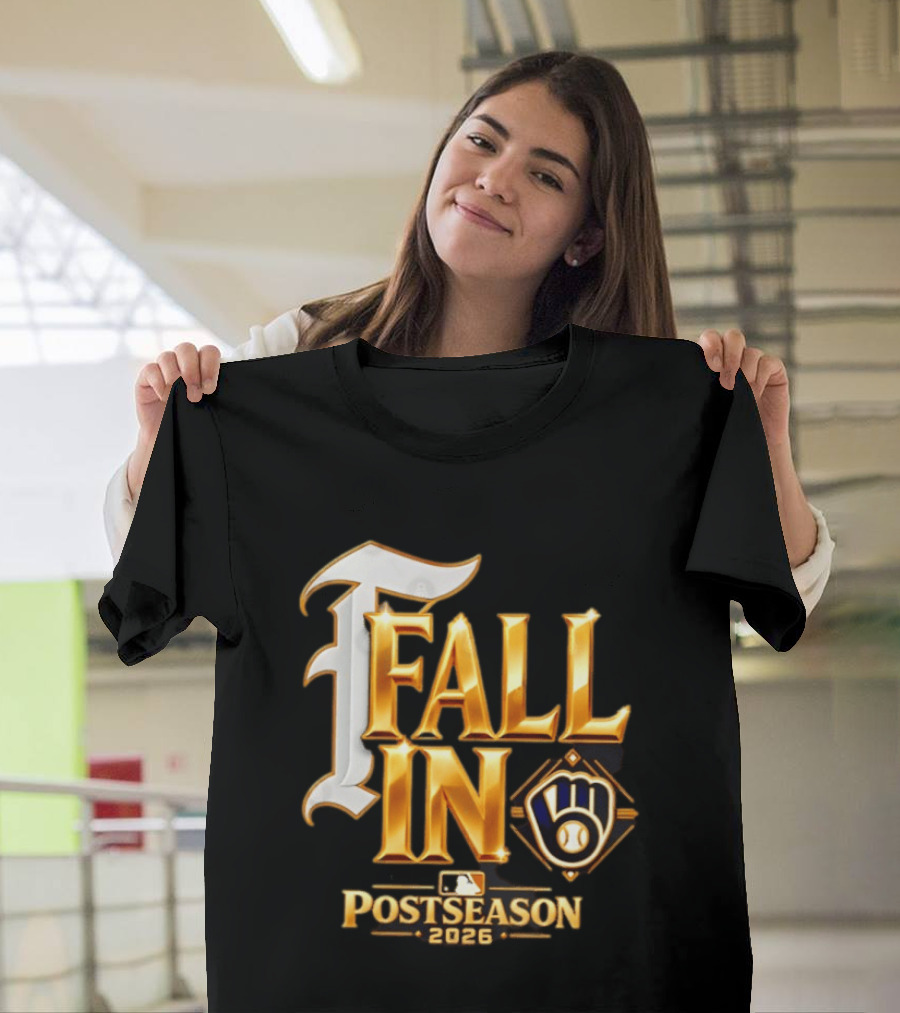 Milwaukee Brewers Fall In Postseason 2026 MLB T-Shirt