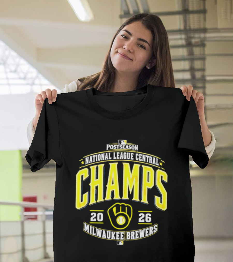 Milwaukee Brewers National League Central Champs 2026 T-Shirt