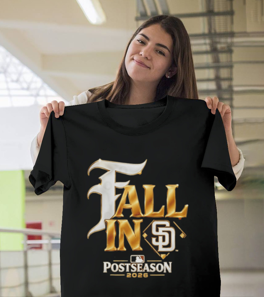 San Diego Padres Fall In SD Postseason 2026 MLB T-Shirt