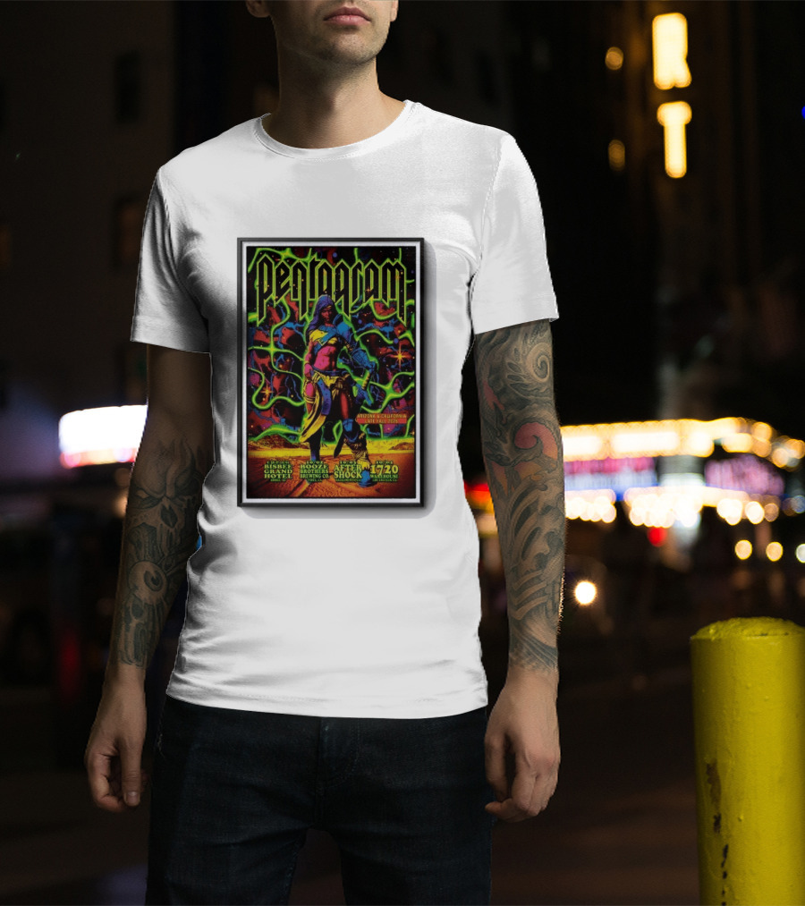 Pentagram Arizona California Late Fall 2026 Bisbee Grand Hotel Brothers Brewing Co After Shock Warehouse T-Shirt