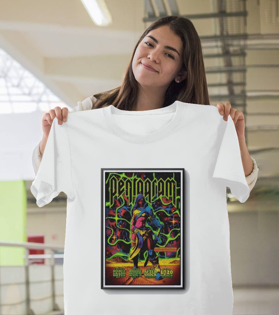 Pentagram Arizona California Late Fall 2026 Bisbee Grand Hotel Brothers Brewing Co After Shock Warehouse T-Shirt